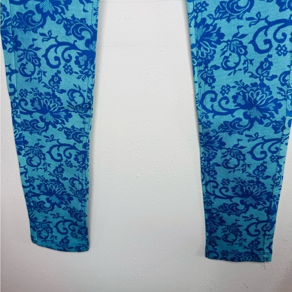 Blue printed jeggings - Picture 4 of 6